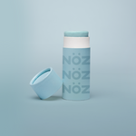 Load image into Gallery viewer, Nöz reef-safe sunscreen stick in blue.
